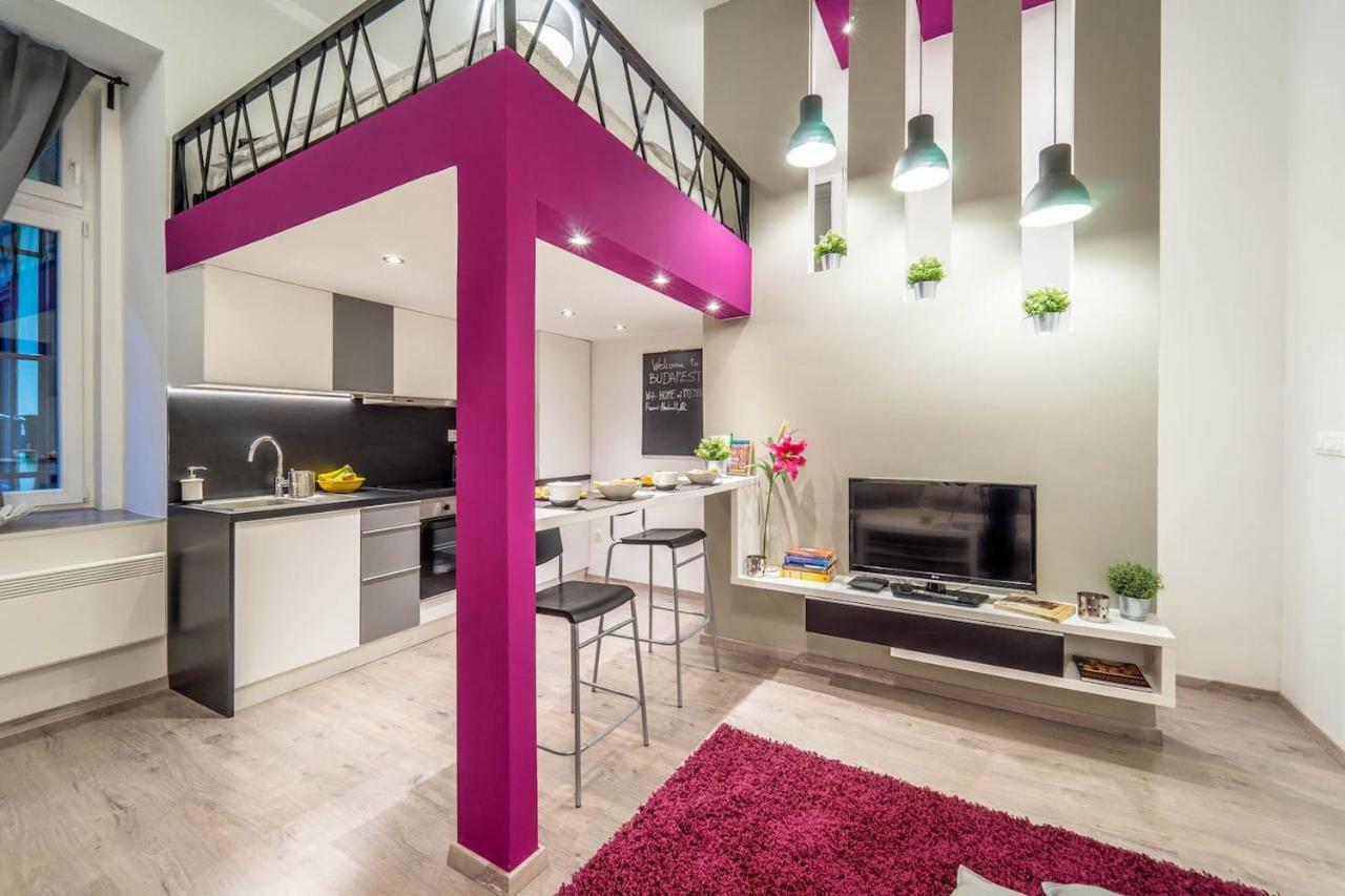Cozy Downtown Studio Apartment Boedapest Buitenkant foto